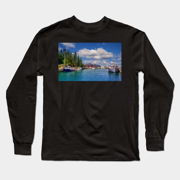 Hall's Harbour, Nova Scotia 02 Long Sleeve T-Shirt by kenmo